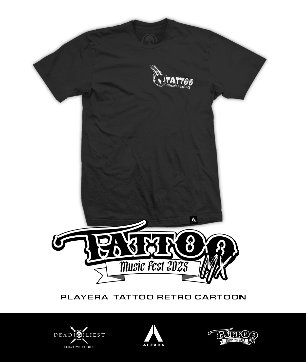 Playera Tattoo Retro Cartoon