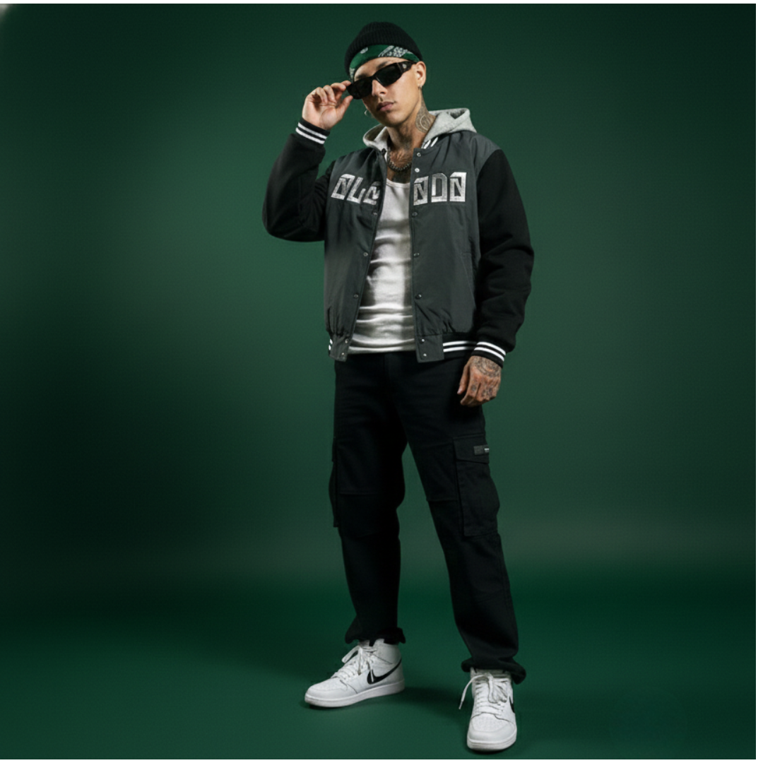 Chamarra Bomber Alzada Clasica