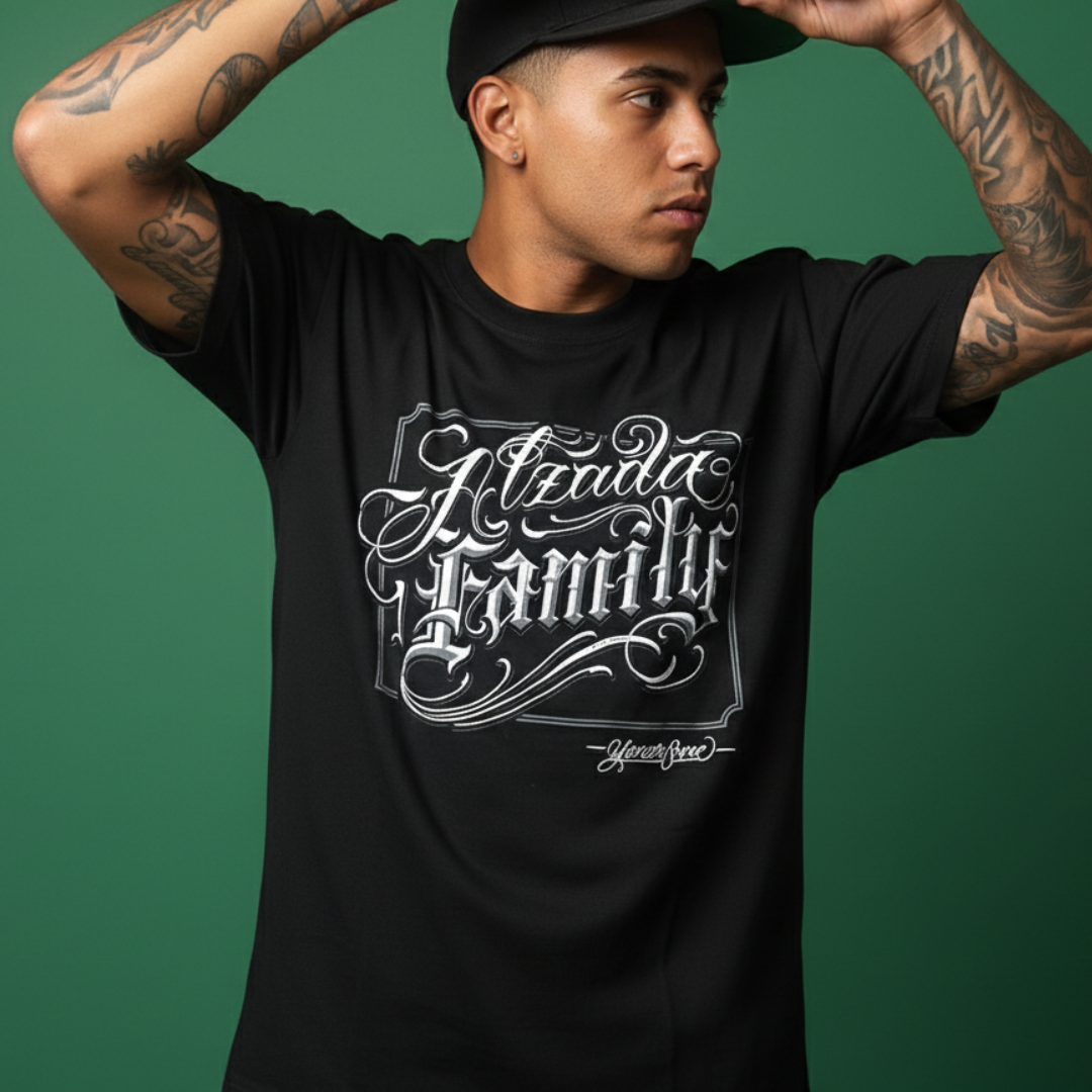 Playera Familia Alzada