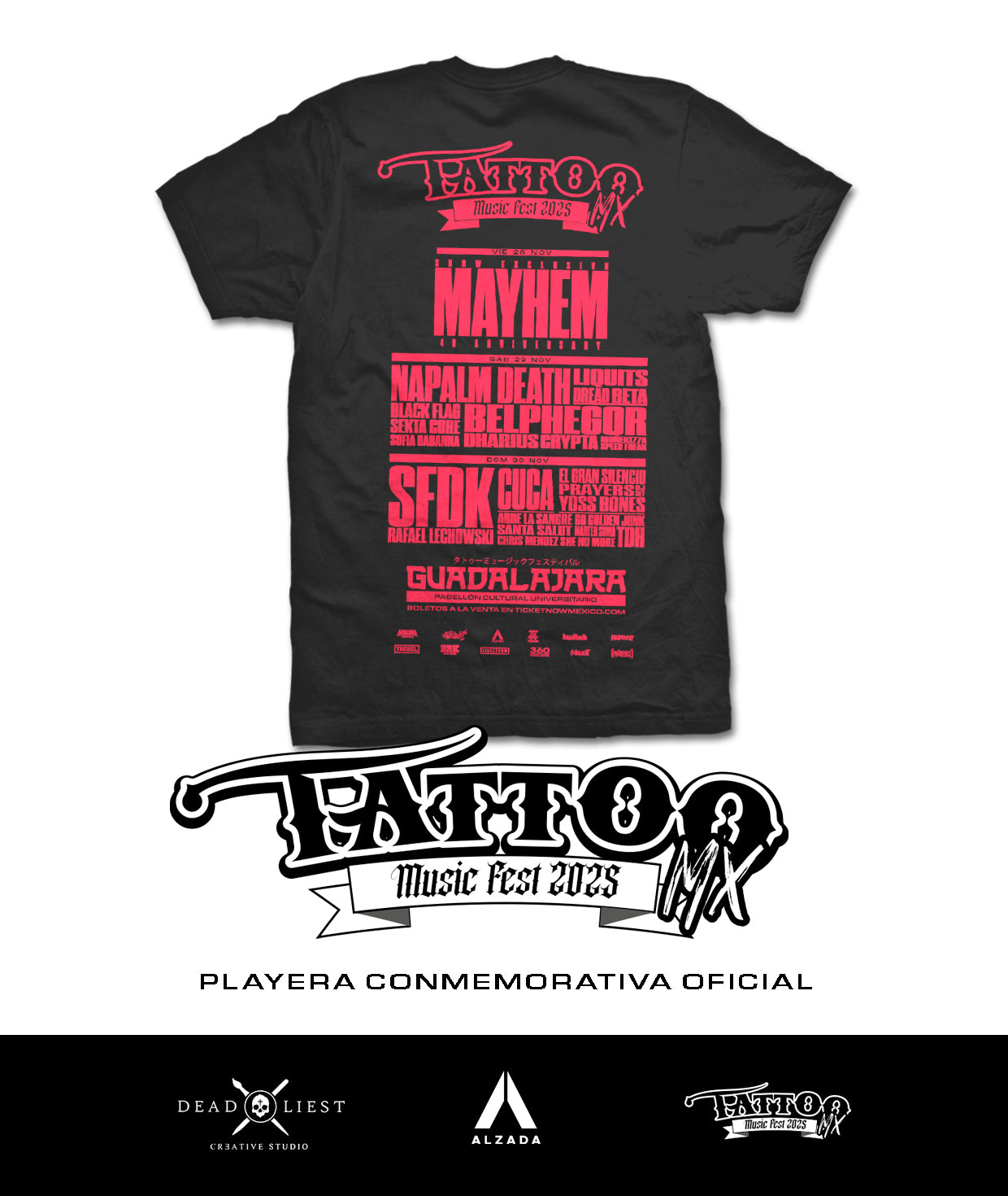 Playera Conmemorativa Oficial TMFMX 2025